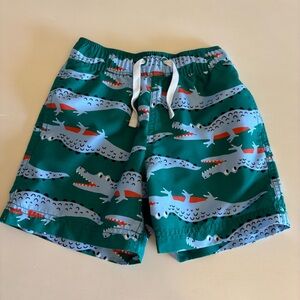 Hanna Andersson Crocodile Swim Trunks Size 3T